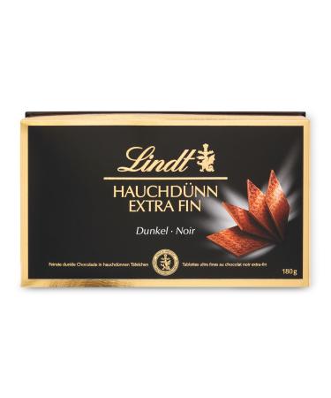Lindt - Box of Extra Fine Chocolate Squares - Dark Chocolate, 180g