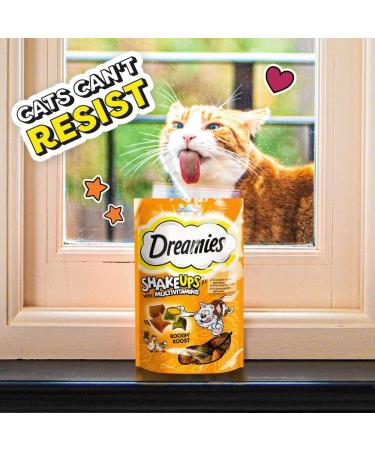 DREAMIES Shakeups Rockin Roost Cat Treats 8 x 55g - Irresistible Cat Snacks for Playful Pets - Buy Online on GoSupps.com