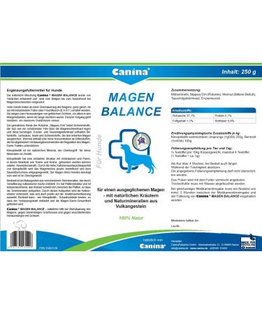 Canina Magen Balance 250g - Natural Digestive Support for Dogs | International Shipping Available - Buy Online on GoSupps.com