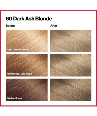 REVLON Colorsilk Dark Ash Blonde #60 Hair Color - Long-Lasting Vibrant Shades for International Shipping - Buy Online on GoSupps.com