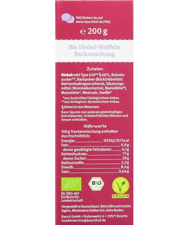 Buy Bauckhof Spelt Wafers Demeter - Organic 6 Pack (6 x 200g) | International Shipping Available - Buy Online on GoSupps.com