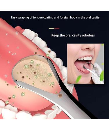 2-in-1 Tongue Cleaner - Best Tongue Scraper for Adults | Eliminate Bad Breath & Refresh Your Mouth - Buy Online on GoSupps.com