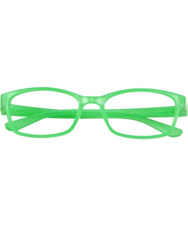 BUNNY EYEZ Ruthie Reading Glasses - Stylish Aqua Green Crystal 1.5x with Tiltable & Flippable Frame for Comfortable Reading - Buy Online on GoSupps.com
