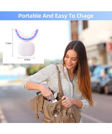 Professional Teeth Whitening Kit - Gel Pen Strips 32X LED Light Charging Case & Desensitizing Gel - Brighten Your Smile Anywhere - Buy Online on GoSupps.com