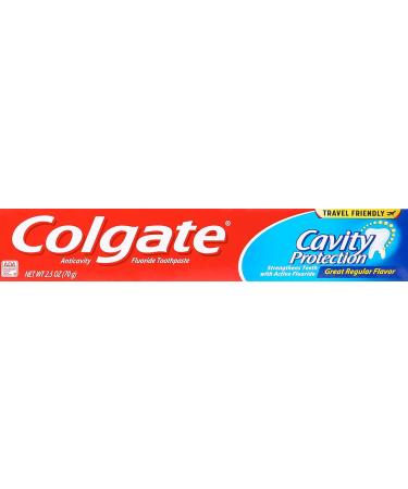 Colgate Cavity Protection Travel Toothpaste 2.5oz (Pack of 6) - Fluoride ADA Accepted, TSA Approved - Buy Online on GoSupps.com