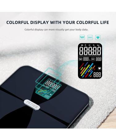 PRTSER Smart Scale - Large VA Display, High Accuracy, Bluetooth, BMI, 15 Body Compositions - Sync with Apps - X-Large - Buy Online on GoSupps.com