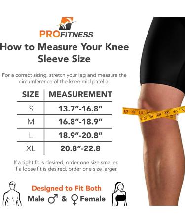ProFitness Bamboo Knee Sleeves (One Pair) - Joint & Arthritis Pain Relief for Running, Post-Surgery Recovery - Medium Gray - Buy Online on GoSupps.com