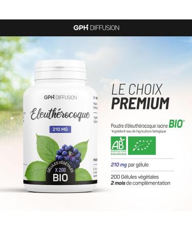 Eleutherococcus Bio - 210 mg - 200 vegetable capsules - Buy Online on GoSupps.com
