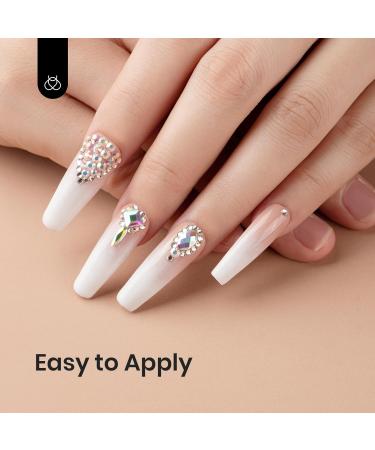 Beetles French White Gel Polish - 15mL DIY Nail Art Soak Off UV LED Gel, Manicure Salon Quality - 1 Pcs - Buy Online on GoSupps.com