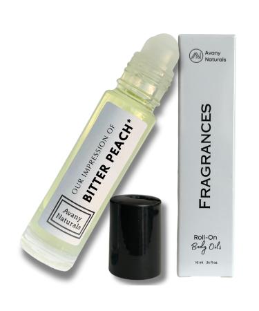 Vanilla Scented Cologne for Men - Alternative Fragrance Body Oil Roll on Perfume for Man Enhanced Scents Parfum Travel Size Oil Sampler (BitterPeach-Inspired)