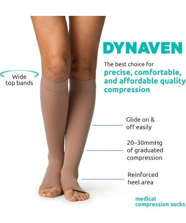 970 Access Series Unisex Knee High Socks 20-30 mmHg - Large Short (LS) - International Shipping Available - Buy Online on GoSupps.com