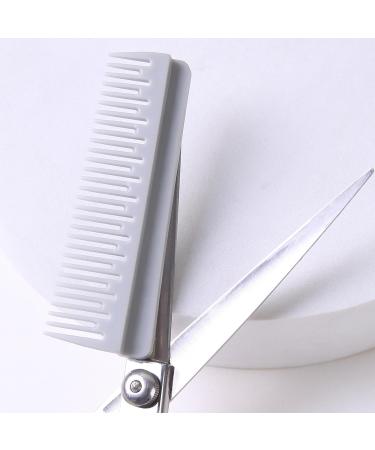Haircut Thinning Scissors Hair Cutting Scissors 2-in-1 Hair Cutting Scissors and Comb Ergonomic Haircut Scissors with Removable Magnetic Comb for Salon Stylists Beauticians and Hairdressers - Buy Online on GoSupps.com