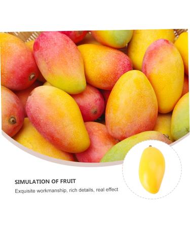 Zerodeko 3pcs Fake Fruit Fruit Model Model Simulated Fruit Creative Playthings Decor for Kitchen Fruit Ornament Fruit Desk Decorations Fruit Toys Creative Toys Mango Ornaments - Buy Online on GoSupps.com