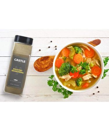 Castle Foods Poultry Seasoning 12 oz | Premium Restaurant Quality - Buy Online on GoSupps.com