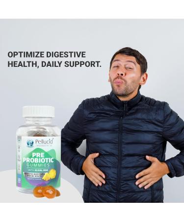 YANG Pre Probiotic Gummies with Algal DHA for Men & Women Promotes Digestive & Immune Health Pineapple Flavour 30 Gummies - Buy Online on GoSupps.com