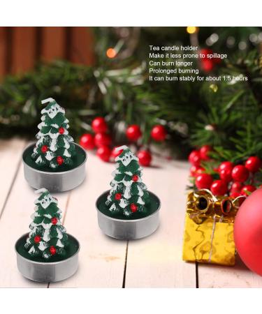 Christmas Tree Tealight Candles Gift Set | Scented Soy Wax Aromatherapy for Home | Stress Relief Christmas Decor - Buy Online on GoSupps.com