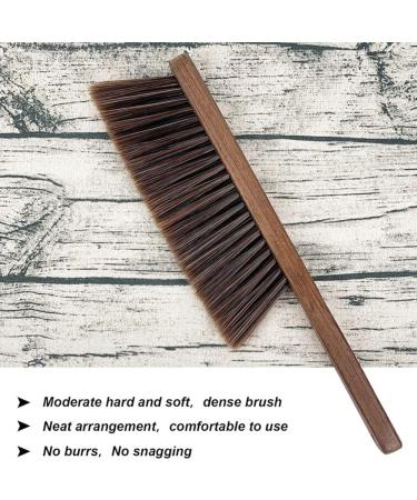 Glimpsesun 1 Piece Bathroom Cleaning Brush Soft Bristles Dusting Brush for Cleaning Car/Bed/Couch Wooden Handle - Buy Online on GoSupps.com