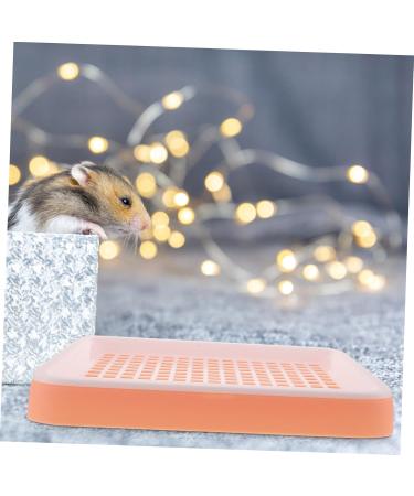 BESPORTBLE Box Hamster Toilet Rabbit Litter Tray Ferret Automatic Cat Litter Tray Sifting Litter Tray Pink Pp 24.50X19.50X3.00CM Pink - Buy Online on GoSupps.com