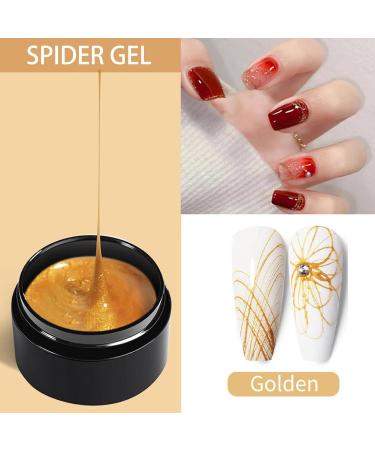 Spider Nail Gel 6 Colors Wire Drawing Nail Gel Gel Art Nail Polish Compact Gel Liner Gel Nail Paint for Home Nail Salon Beauty Shops - Buy Online on GoSupps.com