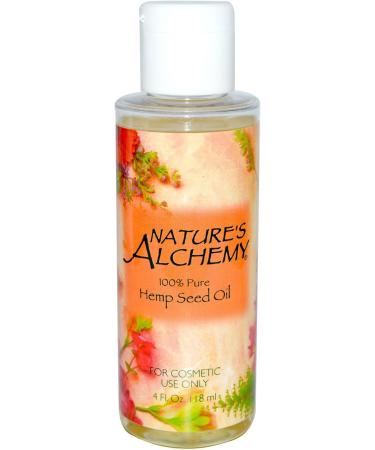 Hemp Seed Oil 4 fl oz - Natures Alchemy | Organic Cold-Pressed International Shipping - Buy Online on GoSupps.com