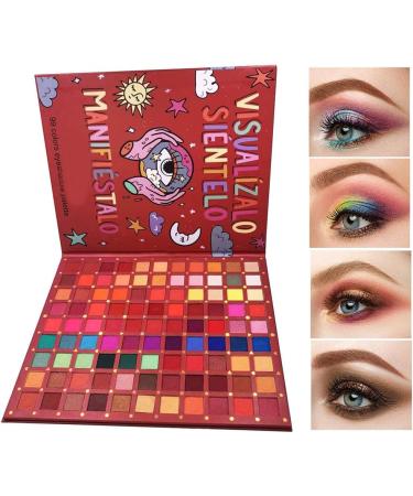 99 Colors Eyeshadow Palette - Matte Glitter Rainbow Eyeshadows - Pigmented Waterproof Makeup - Buy Online on GoSupps.com