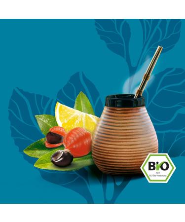 Bad Heilbrunner Bio Mate Guarana Tea - Classic South American Mate with Turmeric - 5x15 Filter Bags - Organic Herbal Tea for Energy - Buy Online on GoSupps.com