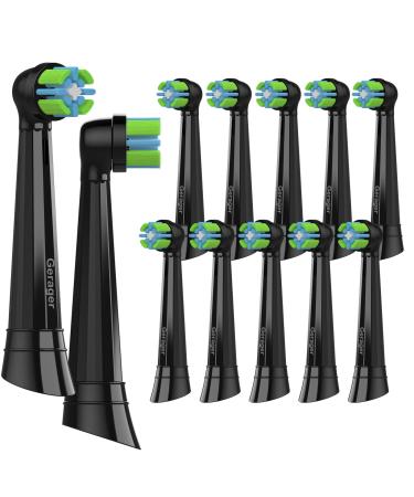 Toothbrush Replacement Heads Compatible with Oral B iO Replacement Heads for Oral B iO 3 4 5 6 7 8 9 10 Series Electric Toothbrushes 12 Pack 1 Count (Pack of 12) Io-black