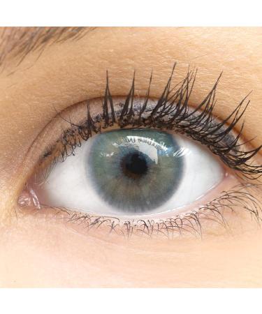 Natural Blue Contact Lenses - Silicone Comfort Novelry Limone Blue - 1 Pair (2pcs) - Dia 14.20 - 0.00 Dia - International Shipping Available - Buy Online on GoSupps.com