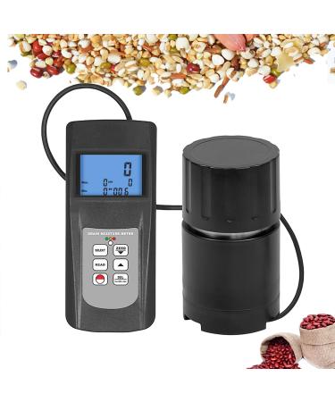 Hand-held Grain Moisture Tester Smart Grain Moisture Meter with Carrying Case and LCD Display 240 Groups Of Measurements Storage High Accuracy For 37 Kinds Grains Such As Cocoa Beans