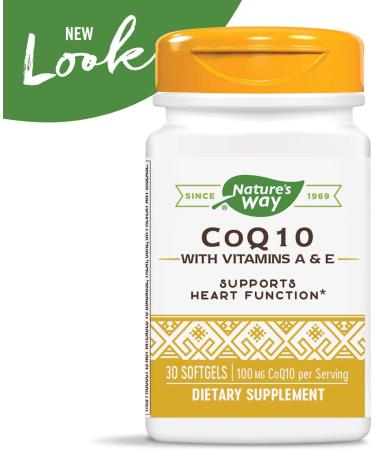 Nature's Way CoQ10 100 mg - 30 Softgels | Heart Health & Energy Support - Buy Online on GoSupps.com