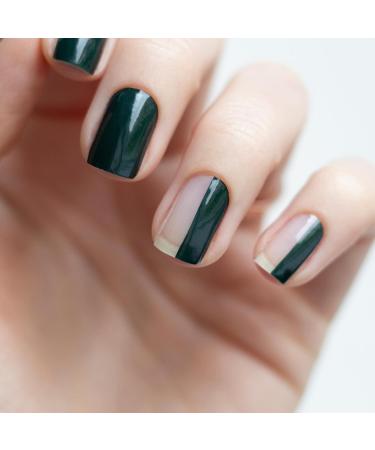 Avoa Beauty Green with Envy Nail Film | Dark Green Self-Adhesive Nail Wraps - Long-Lasting Transparent Nail Art Design - 16 Pack - Buy Online on GoSupps.com