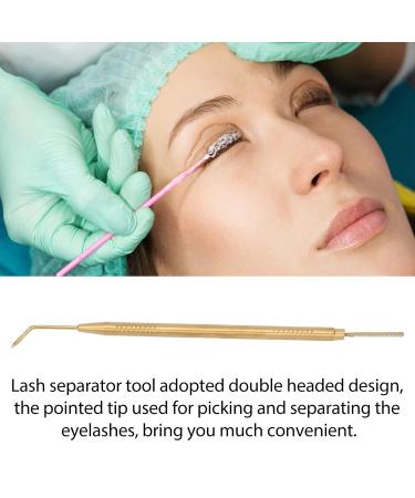 Premium Stainless Steel Eyelash Separator Tool | Double-Headed Lash Comb for Salon Quality Makeup | Comfortable Grip | B5 04 - Buy Online on GoSupps.com