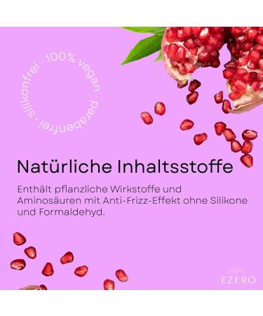 Ezero Keratin Hair Treatment - Vegan Smoothing Kit with Shampoo Mask & Conditioner | Achieve Salon-Quality Results at Home - Buy Online on GoSupps.com