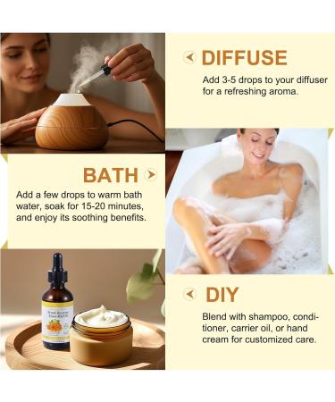 2 Pack Frankincense Essential Oil for Skin Face & Body Deeply Moisturizing Firming Fine Lines 2.02 Fl Oz (Pack of 2) - Buy Online on GoSupps.com
