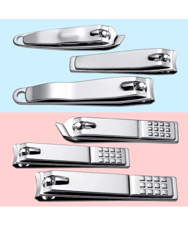 HCHGJKN Nail Clippers Nail Clipper Stainless Steel Cutter Nipper Trimmer Knife Manicure Pedicure Tools Professional Finger Toe Clippers Set(C) - Buy Online on GoSupps.com
