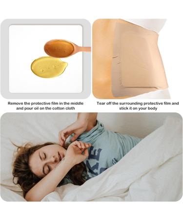 5 Pack Self-Adhesive Castor Oil Packs - Organic Cotton Leak-Proof & Absorbent Massage Belt (20x22cm) - Buy Online on GoSupps.com