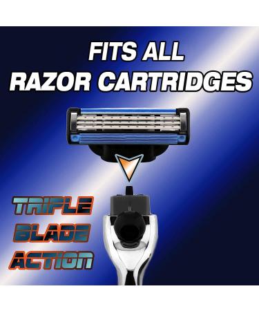 6 Pc Men's Shaving Kit - Edge Razor Badger Hair Brush Soap & Bowl | Perfect Grooming Set - Buy Online on GoSupps.com