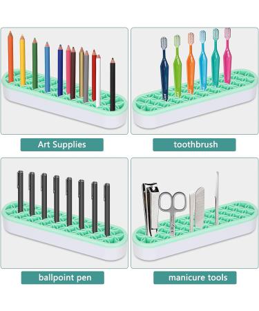 Unaone Silicone Makeup Brush Holder - Multipurpose Beauty Tool Organizer in Green - Buy Online on GoSupps.com