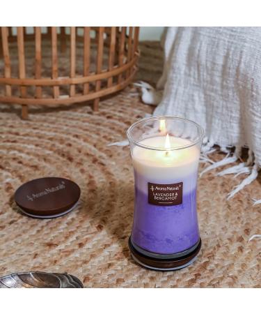 Aroma Naturals 3-Layer 21.52 oz Scented Candle | Lavender & Bergamot Aromatherapy | Up to 100 Hours Burn Time - Buy Online on GoSupps.com