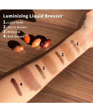 SUMEITANG Liquid Highlight & Bronzer Illuminator Stick - Red Brown - Buy Online on GoSupps.com
