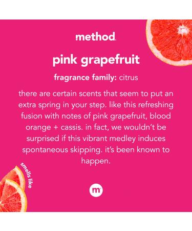 Method Foaming Hand Soap Refill - Pink Grapefruit 28oz (4 Pack) - Eco-Friendly & Recyclable - Buy Online on GoSupps.com