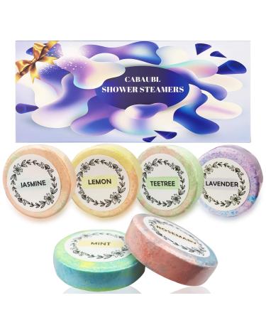 Shower Steamers  6 Pcs Scented Aromatherapy Shower Steamers with Essential Oils for Stress Relief  Shower Bomb Melts for Women Who Has Everything  Unique Relaxation Gifts for Moms Birthday