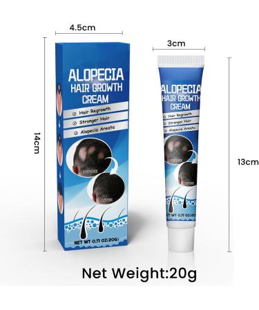  G n rique Baldness Cream - 20g Hair Growth Oil for Fast-Acting Effective Use Anti-Alopecia with High Hairline Solution Hairless Baldhead Hair Development Moisturizer for Men Women Thinning - Buy Online on GoSupps.com