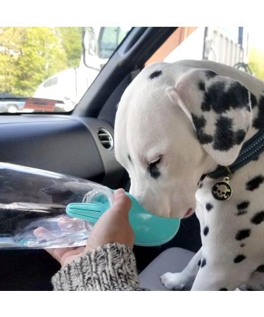 Nepfaivy 550ml Portable Dog Water Bottle & Feed Container Ideal for Hiking & Travel - Buy Online on GoSupps.com