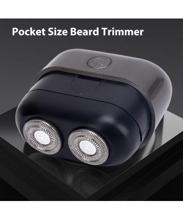 Mini Electric Shaver & Beard Trimmer - USB Rechargeable Washable Pocket Size LED Screen for Men | Travel-Friendly Hair Grooming Tool - Buy Online on GoSupps.com