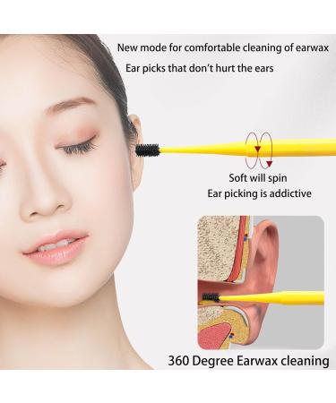 Spiral Silicone Earwax Remover | Reusable & Safe Ear Cleaning Tool for Elderly, Children, Adults | Portable & Painless | 2 Sets - Buy Online on GoSupps.com