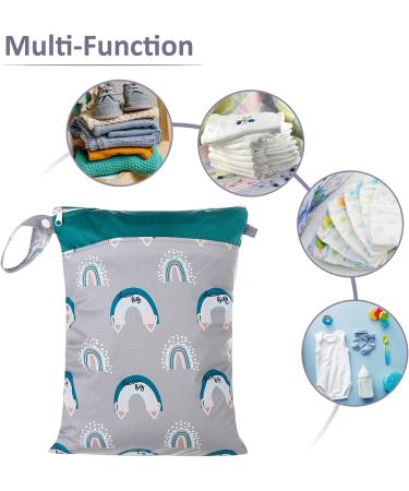 Eco-Friendly SeaUr Cloth Diaper Pockets - Washable & Reusable Organizer Bag for Travel Fitness Beaches - 30x40 cm (Color 12) - Buy Online on GoSupps.com