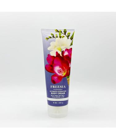 Bath & Body Works Freesia 2-Piece Set | Includes: 8-Ounce Ultimate Hydration Body Cream and 10-Ounce Body Wash - Buy Online on GoSupps.com