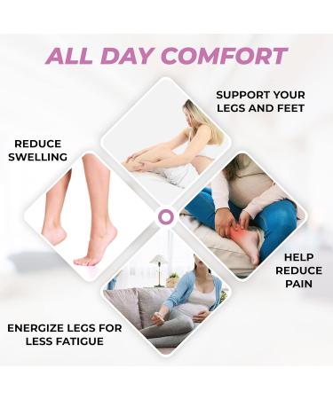 GABRIALLA H-340 Maternity Pantyhose - Compression Stockings (23-30 mmHg) Queen Nude | Supportive Pregnancy Legwear - Buy Online on GoSupps.com