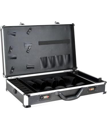 Buy VER Beauty Barber Case | Lightweight Hair Tool Organizer | Durable Cosmetology Supplies | Portable Aluminium Finish | Roomy for Clippers & Shears - Buy Online on GoSupps.com